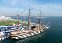 EL BUQUE ESCUELA ITALIANO “AMERIGO VESPUCCI” LLEGA POR PRIMERA VEZ A DOHA