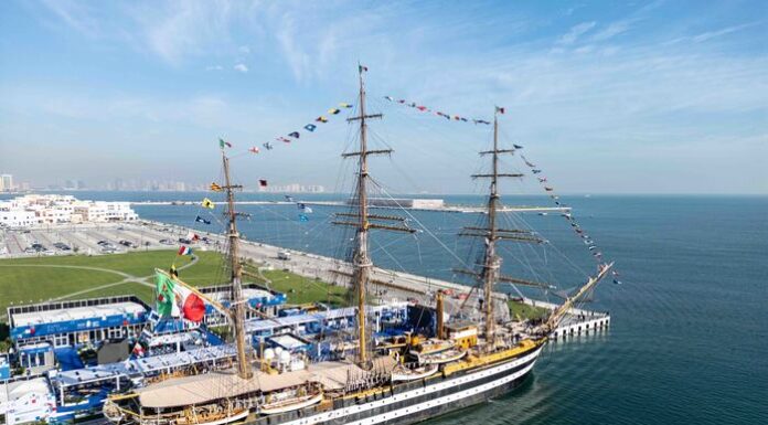EL BUQUE ESCUELA ITALIANO “AMERIGO VESPUCCI” LLEGA POR PRIMERA VEZ A DOHA
