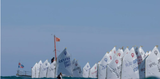 MUNDIAL DE OPTIMIST – EL BRASILEÑO BACK SE LUCIÓ Y AHORA ES ÚNICO PUNTERO