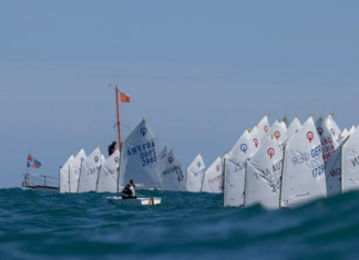 MUNDIAL DE OPTIMIST – EL BRASILEÑO BACK SE LUCIÓ Y AHORA ES ÚNICO PUNTERO