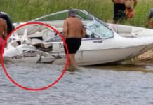 CHOQUE EN EL RÍO, UNA MOTO DE AGUA IMPACTÓ CONTRA UNA LANCHA