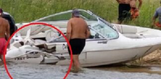 CHOQUE EN EL RÍO, UNA MOTO DE AGUA IMPACTÓ CONTRA UNA LANCHA