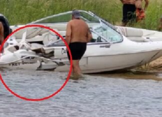 CHOQUE EN EL RÍO, UNA MOTO DE AGUA IMPACTÓ CONTRA UNA LANCHA