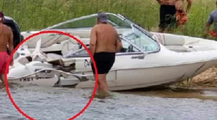 CHOQUE EN EL RÍO, UNA MOTO DE AGUA IMPACTÓ CONTRA UNA LANCHA