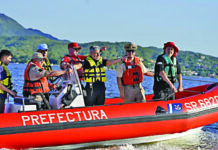 LAGO SAN ROQUE: REFORZARON LOS CONTROLES DE SEGURIDAD NÁUTICA