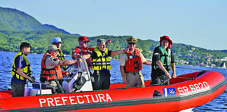 LAGO SAN ROQUE: REFORZARON LOS CONTROLES DE SEGURIDAD NÁUTICA