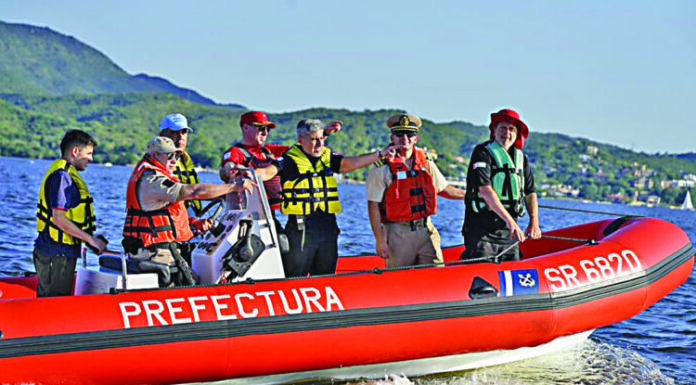 LAGO SAN ROQUE: REFORZARON LOS CONTROLES DE SEGURIDAD NÁUTICA