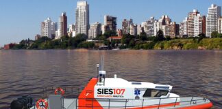 ASÍ SERÁ LA AMBULANCIA NÁUTICA DE SIES QUE CUIDARÁ A LOS ROSARINOS EN LA ZONA DE LAS ISLAS