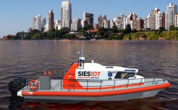 ASÍ SERÁ LA AMBULANCIA NÁUTICA DE SIES QUE CUIDARÁ A LOS ROSARINOS EN LA ZONA DE LAS ISLAS