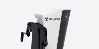 TOHATSU PRESENTA EL MOTOR ELÉCTRICO FUERA DE BORDA ALARIS 6.0 CON TIMÓN