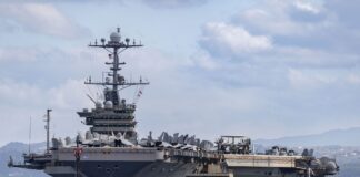EL PORTAAVIONES USS HARRY S. TRUMAN SE VIO INVOLUCRADO EN UNA COLISIÓN CON UN BUQUE MERCANTE CERCA DE PORT SAID