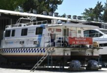 CONTINÚA LA PUESTA EN VALOR DEL CATAMARÁN SANITARIO DEL MUNICIPIO DE TIGRE