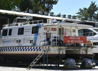 CONTINÚA LA PUESTA EN VALOR DEL CATAMARÁN SANITARIO DEL MUNICIPIO DE TIGRE