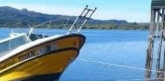 SE HUNDIÓ UNA LANCHA EN EL PARQUE NACIONAL LOS ALERCES