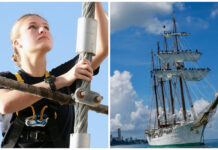 ARRIBÓ AL PUERTO DE MONTEVIDEO EL BUQUE SEBASTIÁN ELCANO CON LA PRINCESA LEONOR ABORDO