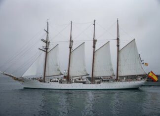 LA LLEGADA DE LA PRINCESA LEONOR A CHILE A BORDO DEL BUQUE ESCUELA “ELCANO” SE ADELANTA DOS DÍAS
