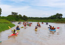 138 KAYAKISTAS DIERON EL COLORIDO A LA AVENTURA NÁUTICA