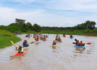 138 KAYAKISTAS DIERON EL COLORIDO A LA AVENTURA NÁUTICA