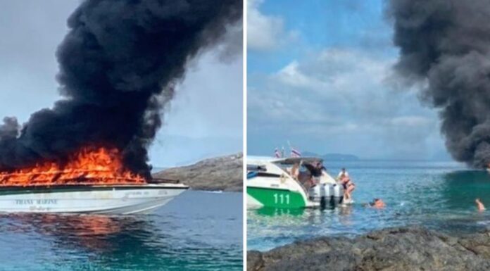 EXPLOSIÓN DE UNA LANCHA TURÍSTICA CON 36 PERSONAS A BORDO DEJÓ 6 HERIDOS EN TAILANDIA