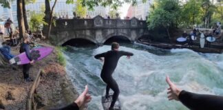 MUERE LA SURFISTA QUE QUEDÓ ATRAPADA EN LA OLA ESTÁTICA DE MUNICH