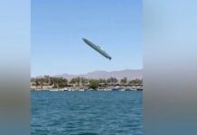VIDEO – IMPACTANTE VUELO DE UN CATAMARÁN INTENTANDO BATIR UN RÉCORD DE VELOCIDAD EN EL AGUA