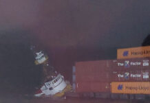 DRAMÁTICO RESCATE EN EL RÍO DE LA PLATA: PREFECTURA SALVÓ A NUEVE TRIPULANTES DE UN REMOLCADOR QUE COMENZÓ A HUNDIRSE