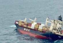 EL PORTACONTENEDORES MSC ELSA 3 SE HUNDE FRENTE A LA COSTA DE INDIA Y SUS 24 TRIPULANTES SON RESCATADOS
