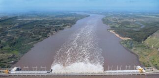 REPUNTE DEL RÍO URUGUAY: SALTO GRANDE AUMENTÓ EN EL CAUDAL DE LA REPRESA TRAS INTENSAS LLUVIAS
