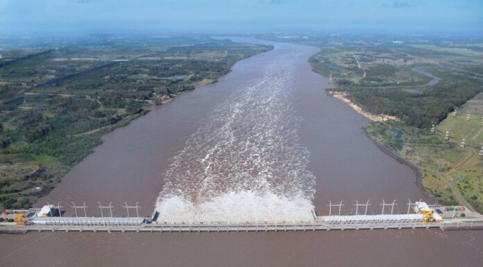 REPUNTE DEL RÍO URUGUAY: SALTO GRANDE AUMENTÓ EN EL CAUDAL DE LA REPRESA TRAS INTENSAS LLUVIAS