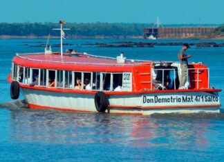EVALÚAN CANCELAR EL SERVICIO DE LA LANCHA QUE TRANSPORTA PASAJEROS ENTRE SALTO Y CONCORDIA