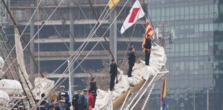 LA FRAGATA ARA “LIBERTAD” ZARPÓ RUMBO A UN NUEVO VIAJE DE INSTRUCCIÓN