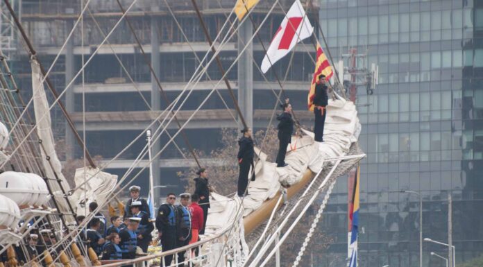 LA FRAGATA ARA “LIBERTAD” ZARPÓ RUMBO A UN NUEVO VIAJE DE INSTRUCCIÓN