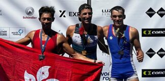 EL URUGUAYO FELIPE KLUVER OBTUVO UNA NUEVA MEDALLA DE ORO EN LA COPA DEL MUNDO DE REMO EN SUIZA