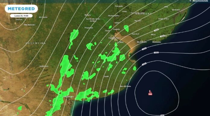 El AMBA ESPERA UN LUNES MUY HELADO Y VENTOSO, CON FUERTE BAJANTE DEL RÍO DE LA PLATA: ¿LA NIEVE DARÁ LA SORPRESA?
