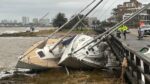 TEMPORAL CON FUERTES VIENTOS ARRASTRÓ TRES VELEROS EN EL PUERTO DE PUNTA DEL ESTE