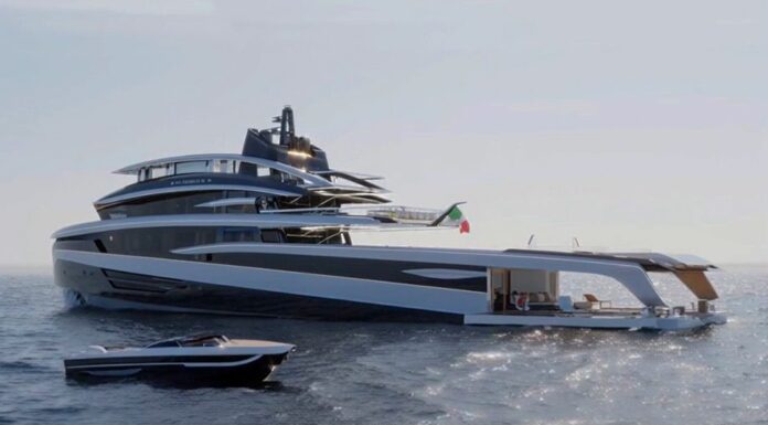 EL NUEVO CONCEPTO DE SUPERYATE DA LA SENSACIÓN DE UNA NAVE ESPACIAL EN EL MAR