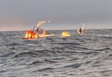 URUGUAY – LANCHA SE HUNDE CERCA DE PUNTA COLORADA Y LOS TRIPULANTES SON RESCATADOS POR PESCADORES