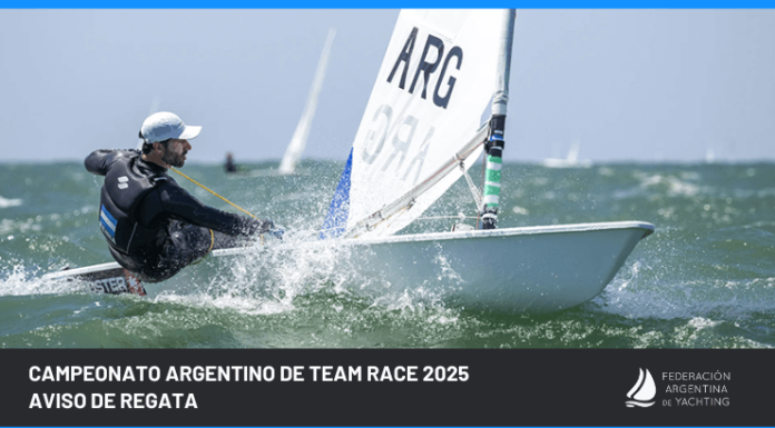 CAMPEONATO ARGENTINO DE TEAM RACE 2025 – AVISO DE REGATA