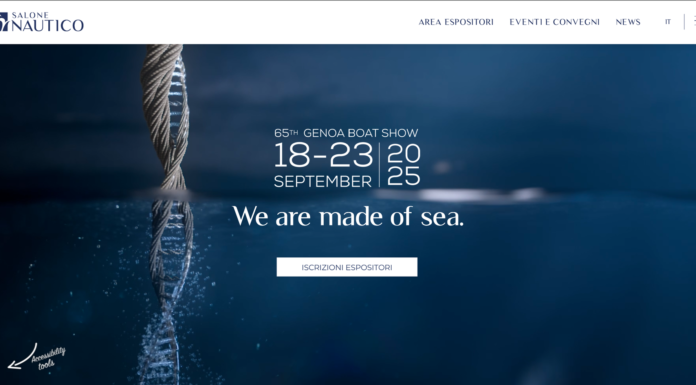 EL SALÓN NÁUTICO INTERNACIONAL DE GÉNOVA LANZA SU NUEVA WEB: TECNOLOGÍA Y DISEÑO CONTEMPORÁNEOS. LA NAVEGACIÓN SE VUELVE ACCESIBLE E INCLUSIVA