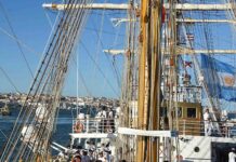 LA FRAGATA ARA “LIBERTAD” ZARPÓ DEL PEURTO DE LISBOA