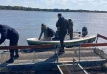 CONTINÚA LA BÚSQUEDA DE DOS JÓVENES DESAPARECIDOS EN EL RÍO PARANÁ