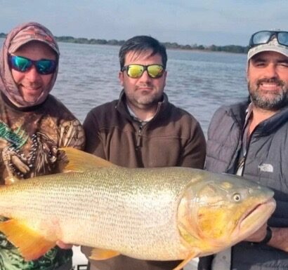 IMPACTANTE DORADO DE 1,10 METROS FUE CAPTURADO Y DEVUELTO AL PARNÁ EN ESQUINA