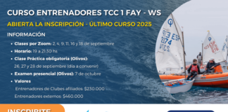NUEVO CURSO DE CERTIFICACIÓN NIVEL 1 PARA INSTRUCTORES DE VELA | SEPTIEMBRE Y OCTUBRE