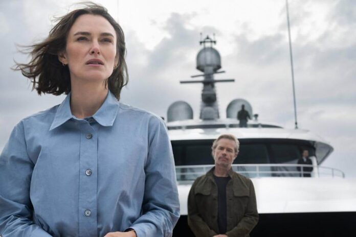 Laura “Lo” Blacklock, la protagonista, es interpretada por Keira Knightley. Foto: Parisa Taghizadeh/Netflix / Disclosure