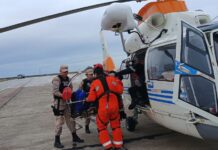 VIDEO – RESCATE EN ALTAMAR: PREFECTURA AEROEVACUÓ A UN JOVEN TRIPULANTE DE UN BUQUE