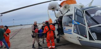 VIDEO – RESCATE EN ALTAMAR: PREFECTURA AEROEVACUÓ A UN JOVEN TRIPULANTE DE UN BUQUE