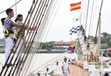 LA FRAGATA ARA “LIBERTAD” SE DESPIDIÓ DE COSTA RICA