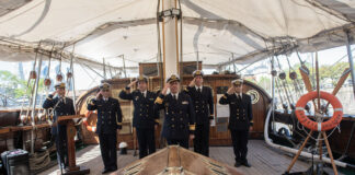 SE CONMEMORÓ LA HISTÓRICA ZARPADA DE LA CORBETA ARA “URUGUAY”