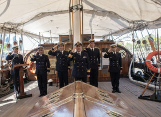 SE CONMEMORÓ LA HISTÓRICA ZARPADA DE LA CORBETA ARA “URUGUAY”