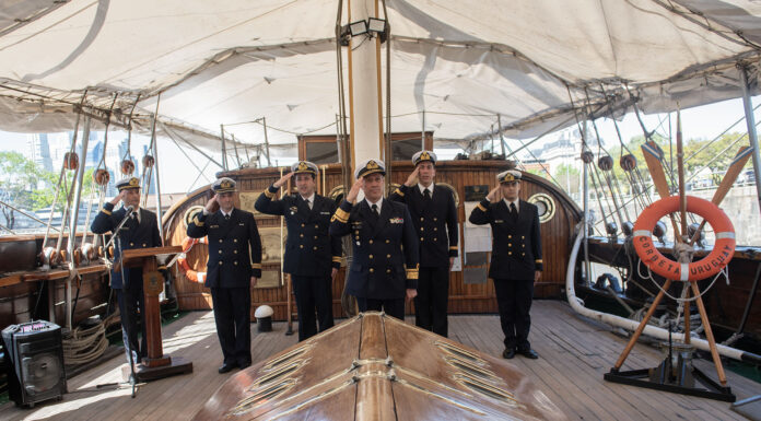 SE CONMEMORÓ LA HISTÓRICA ZARPADA DE LA CORBETA ARA “URUGUAY”